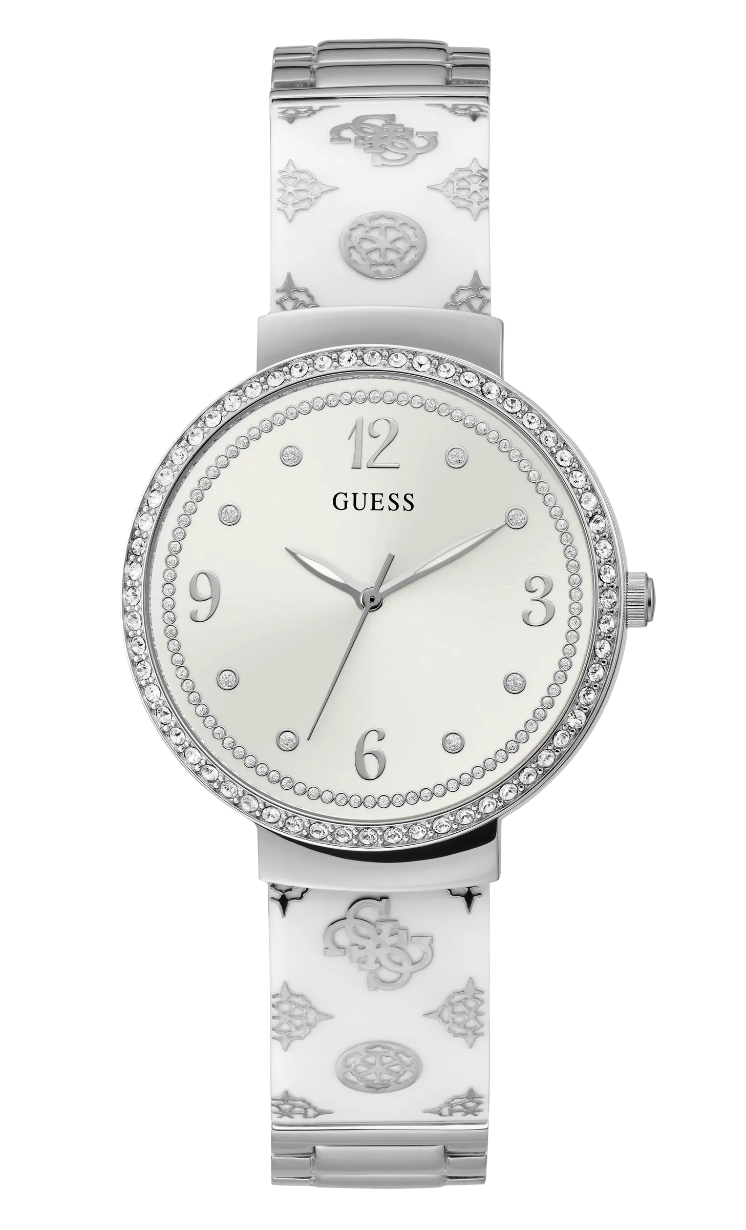 Guess Women White Dial Analog Watch - GW0252L1