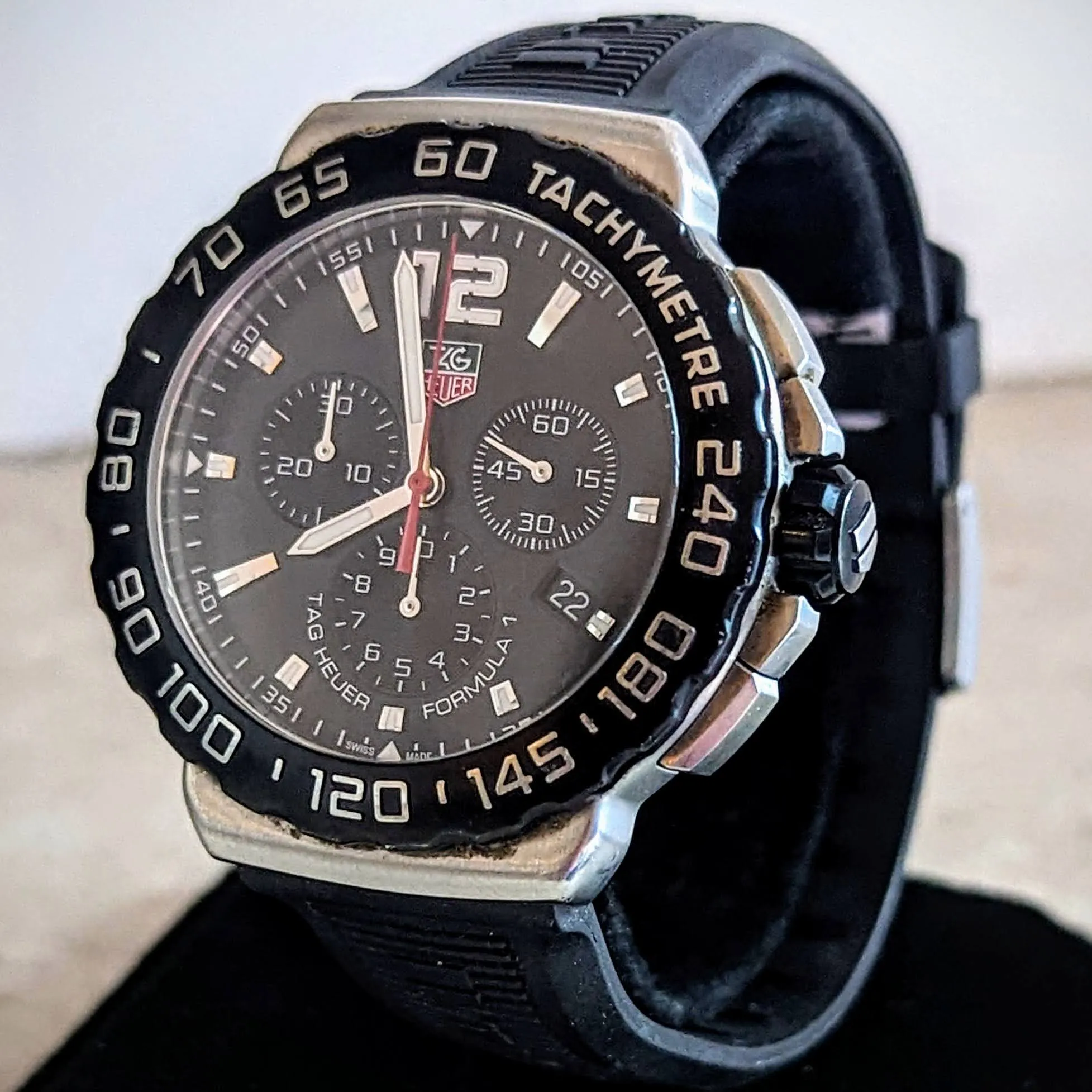 TAG HEUER Formula 1 Chronograph Watch Swiss Quartz Wristwatch