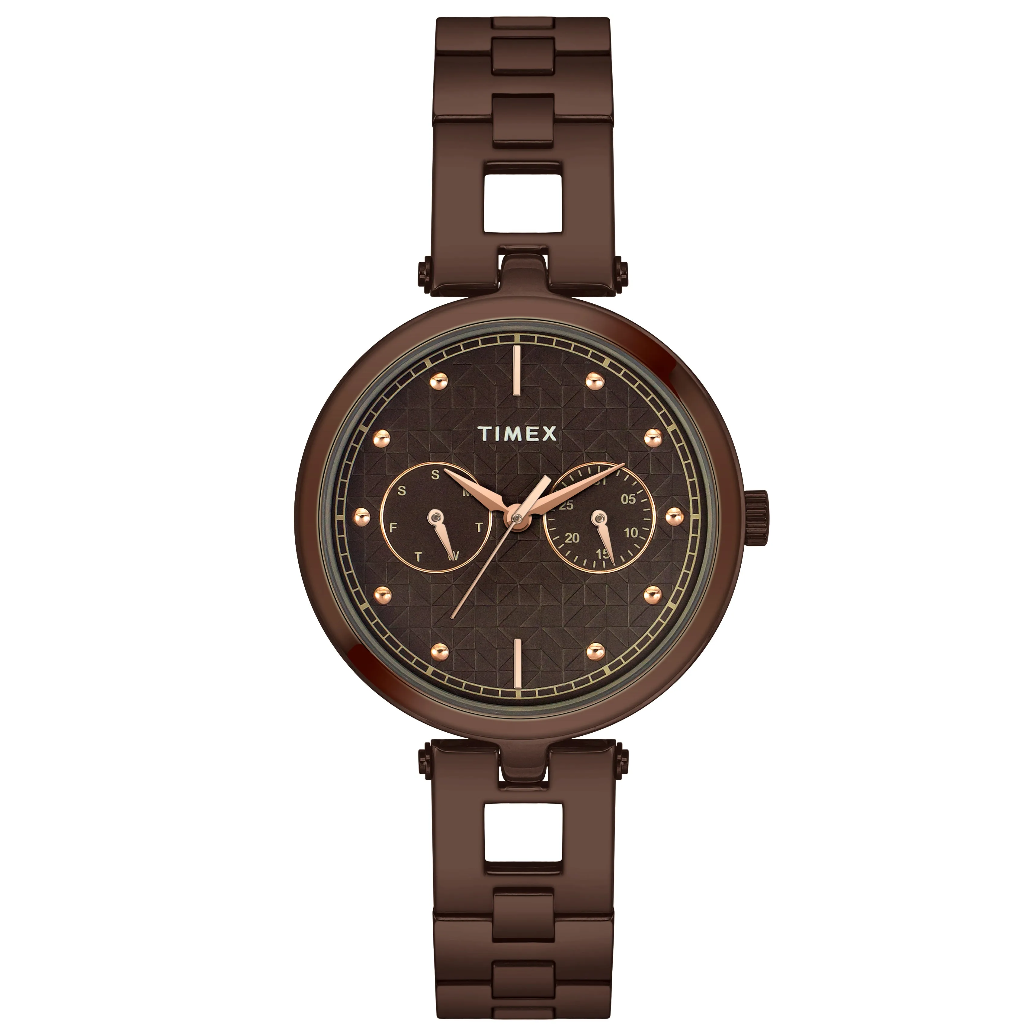 Timex Brown Dial Women Analog Watch - TWEL16603